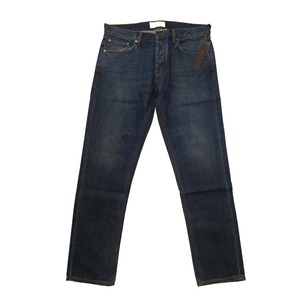 NWT Marc by Marc Jacobs MJ 117 Low Rise Slim Tapered Indigo Blue Jeans 33x34